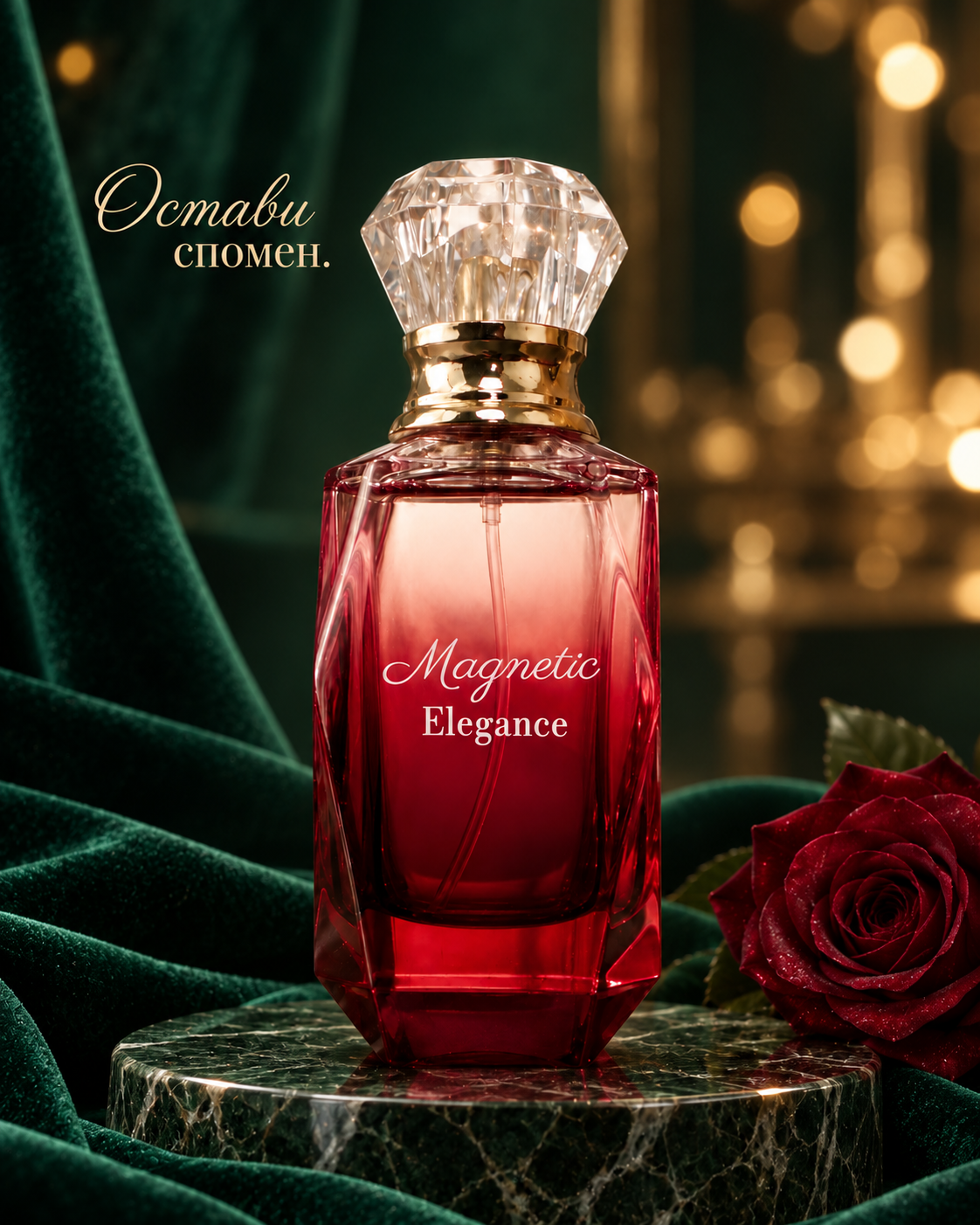 Magnetic Elegance – дизайн с цитат